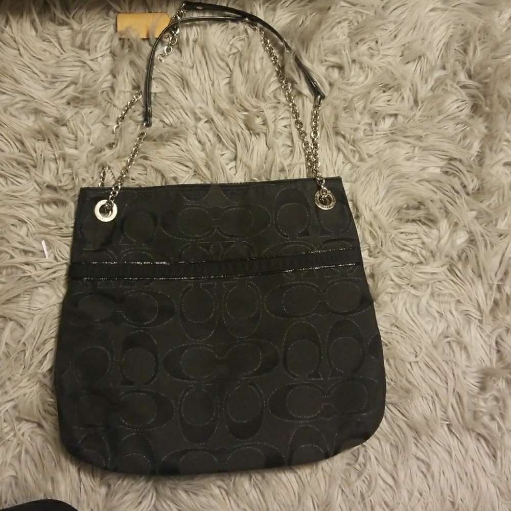 Coach black purse